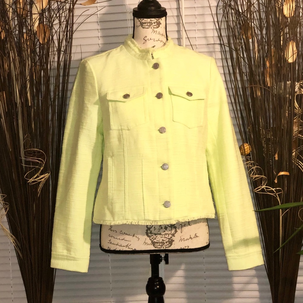 Banana Republic Raw Hem Citron Jacket - Picture 1 of 6